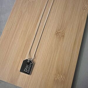 Unbranded fashion Black Pendant tag Necklace